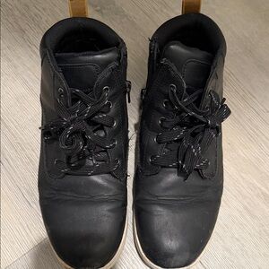 Cat and Jack Dark Blue lace and zipper Boots